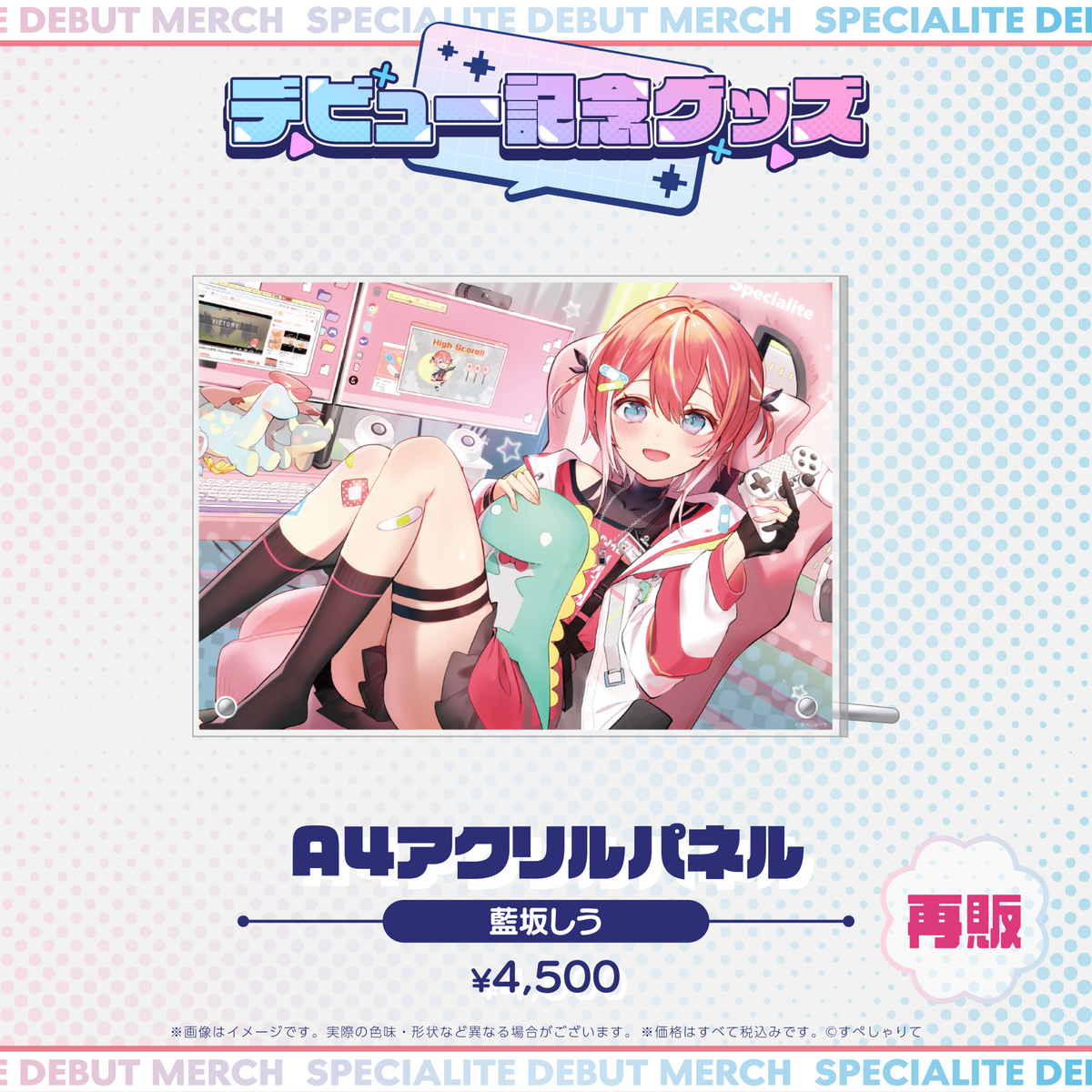 デビュー記念グッズ A4アクリルパネル