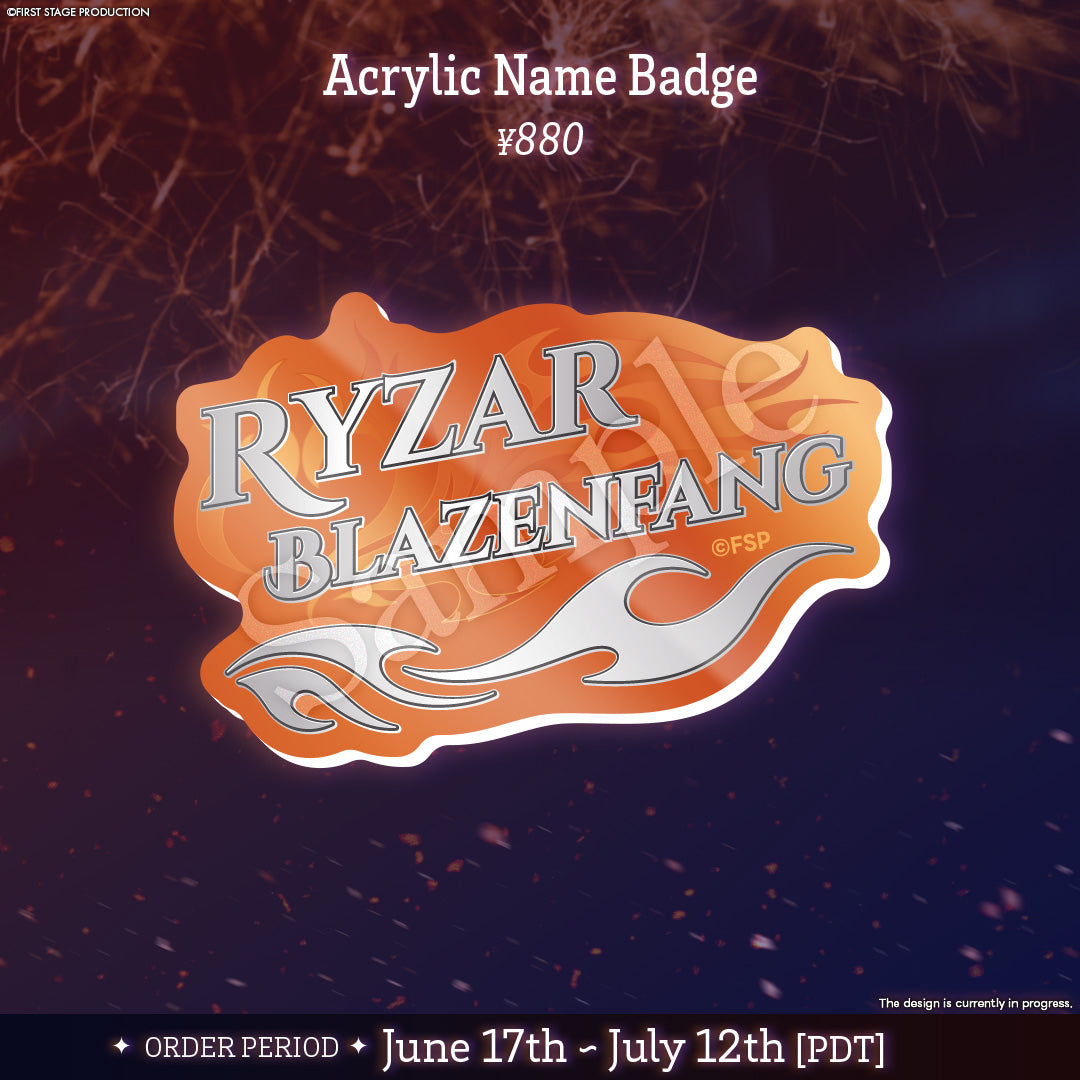 Hearts Ablaze Goods Ryzar Blazenfang