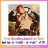 Ryzar Blazenfang 台湾漫畫博覽會 Meet And Greet Ticket