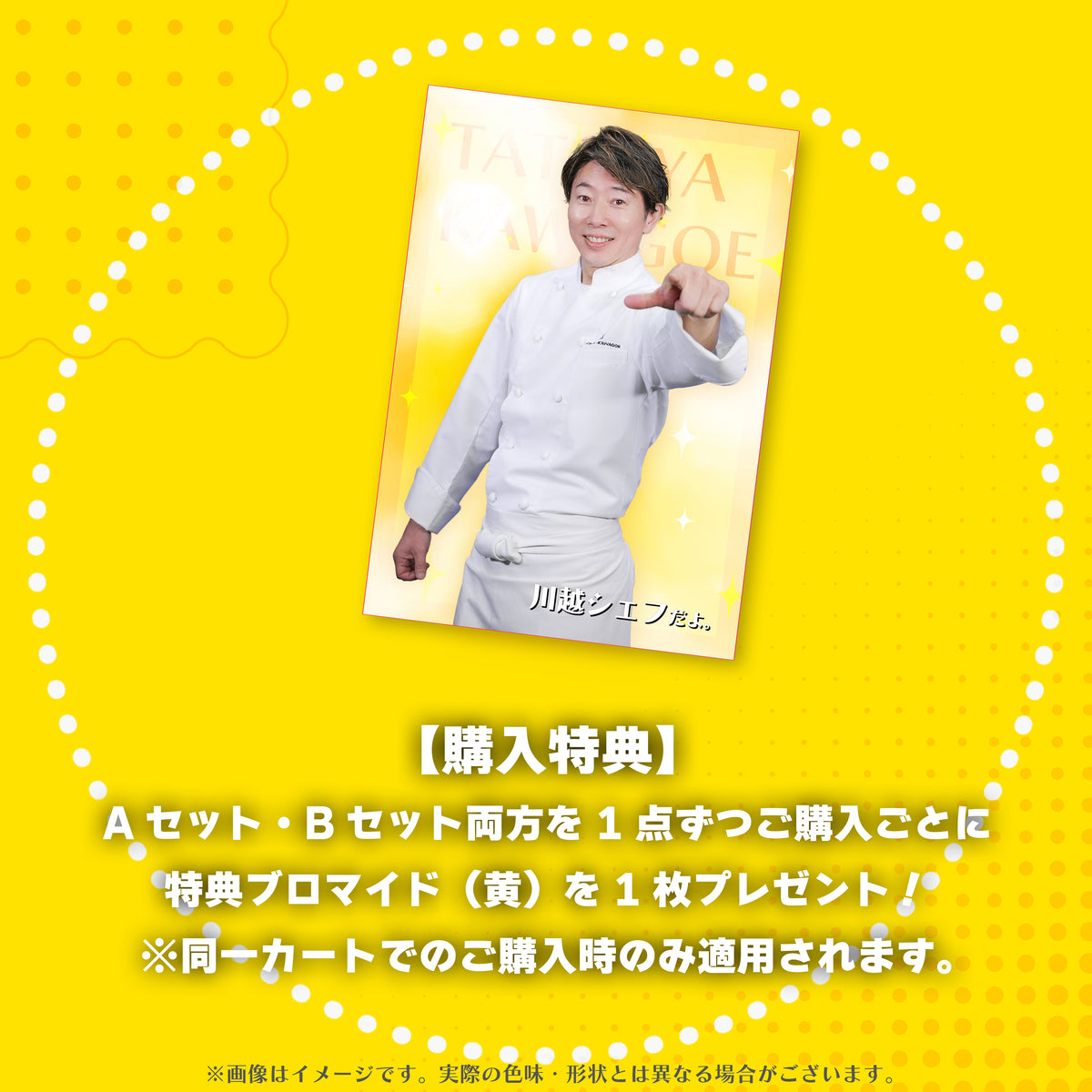 タツヤがいっぱい、タツヤブロマイドセット（全2種）