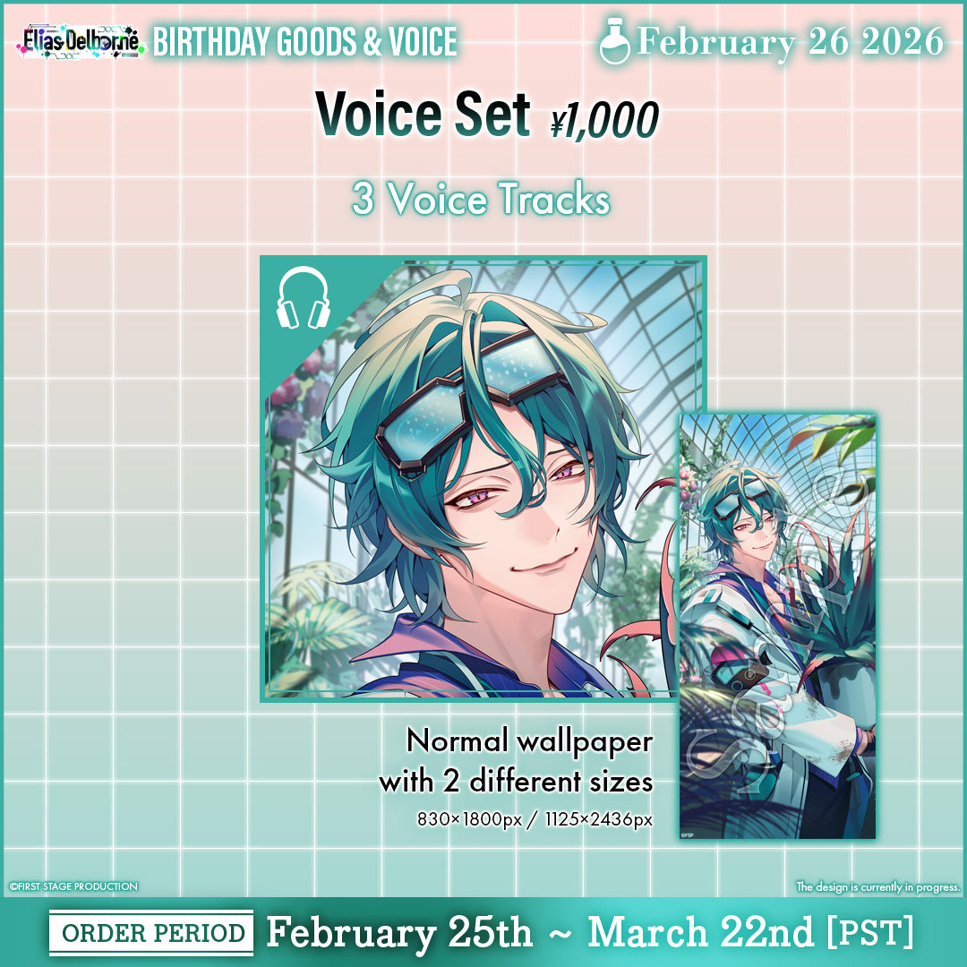 Elias Delborne 2026 Birthday Goods&Voice
