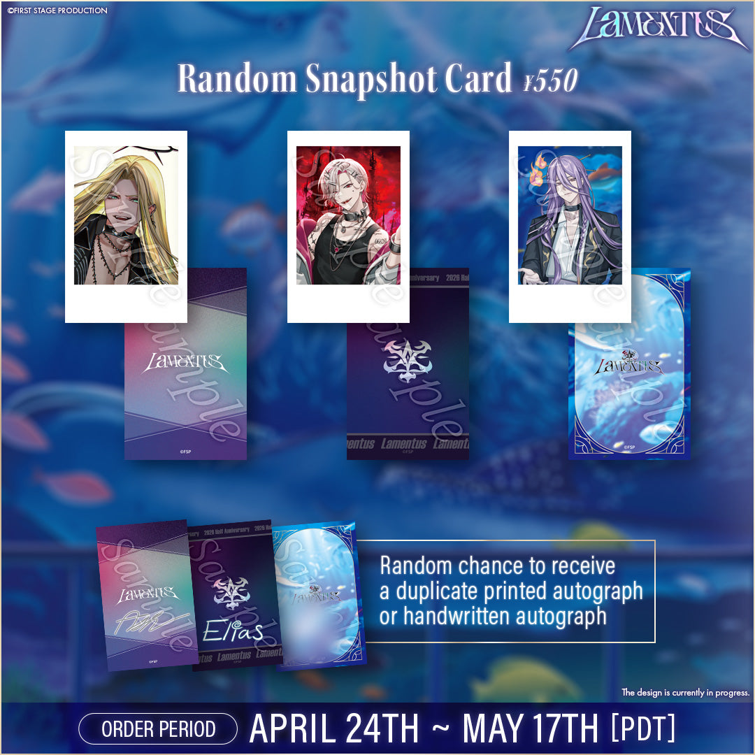 Lamentus Half Anniversary Random Snapshot Card / Acrylic Puzzle